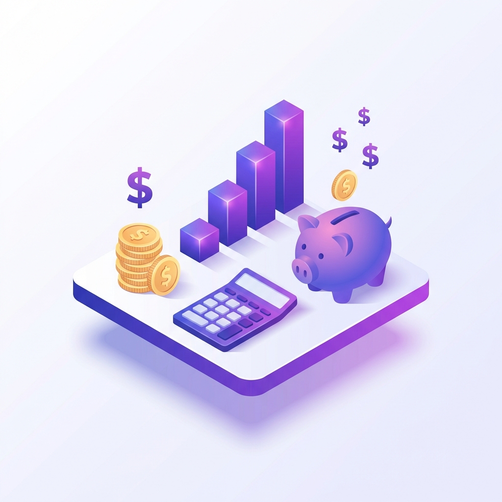 Financial growth illustration